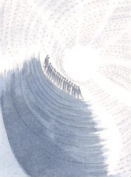 Mitä monet huutavat ilosta Jeesuksen läsnäolosta huutaen "Siunattu olkoon hän", 2000 (paperilla)