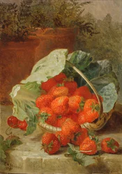 Mansikoita kaalinlehdessä, 1891