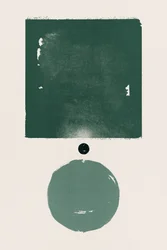 Minimalistiset vihreät muodot