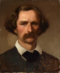 Taidemaalari Carl Friedrich Lessingin muotokuva