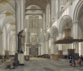 Uuden kirkon sisustus, Amsterdam, 1657