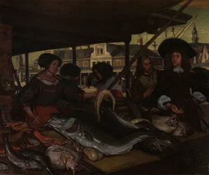 Nieuwe Vismarkt (Uusi kalatori) Amsterdamissa