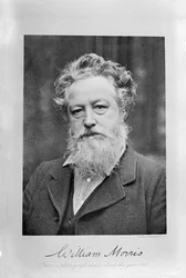 William Morrisin muotokuva, noin 1887.