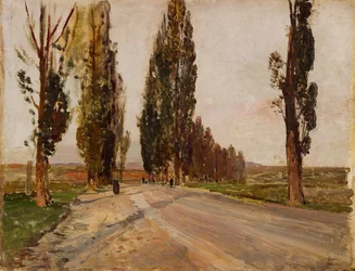 Poppelibulevardi Plankenbergin lähellä, noin 1890