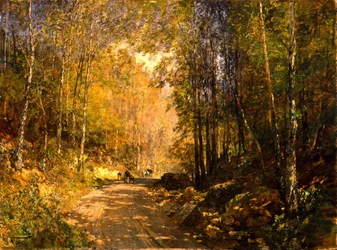 Metsäkuja lähellä Schärflingiä, 1890