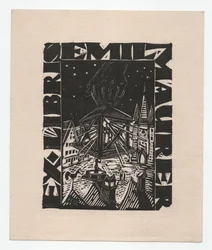 Emil Maurerin exlibris