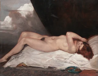 Alaston ja kupillinen kirsikoita, 1933