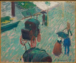 Julkinen puutarha, Mayenne, 1886