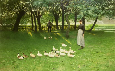 Ankkatyttö, 1880-luvun alku