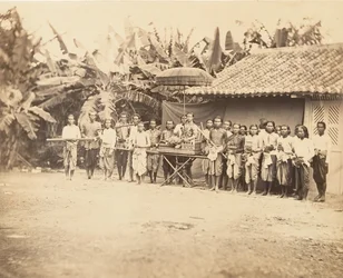 Kambodžan prinssi ja hänen seuraajansa, 1866.
