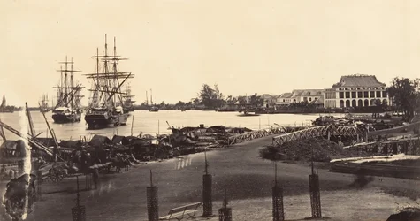 Näkymä Imperial Messageriesin perustamisesta, 1866.