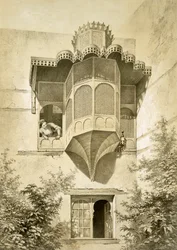 Kairo: Talo nimeltä Beyt El-Emyr (hieman rappeutunut), 1800-luku