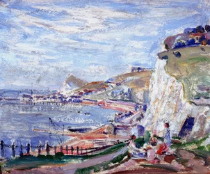 Dover Cliffs (öljy aluksella)