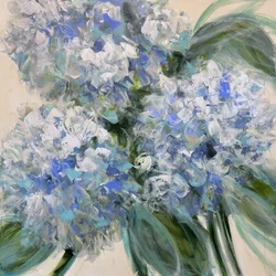 Siniset hydrangeankukat