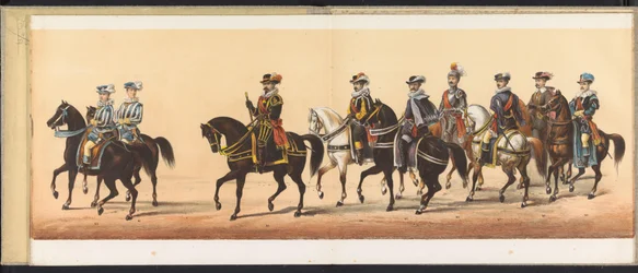 Kulkue Haarlemissa, 1872 (taulu 6) Kulkue pidettiin Haarlemissa 1. huhtikuuta 1872. (sarjan nimi esineellä)