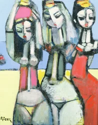 Ystävät, 2007 (öljy kankaalle)