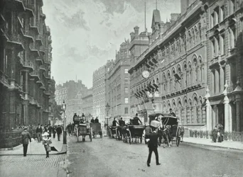 Army and Navy Stores, Victoria Street, Westminster LB: katso itään Francis Streetiltä, 1895
