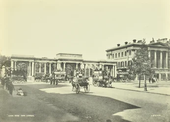 Hyde Park Corner, Westminster LB: katsot pohjoiseen, 1896