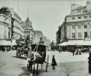 Oxford Circus, Westminster LB: katso itään, 1890