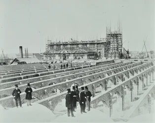 Southern Outfall Sewer, Crossness: rakennustyöt, 1865
