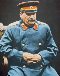 Stalin Jaltan konferenssissa helmikuussa 1945 (kuva)
