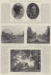 Kuninkaallinen vierailu Blenheimin palatsissa, 28. marraskuuta 1896