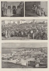 Näkymät Tangerissa, Marokossa