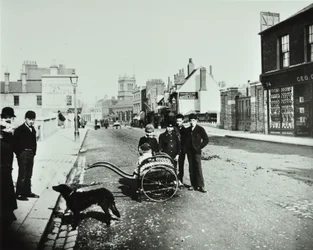 Wandsworth High Street: katsot länteen, 1890