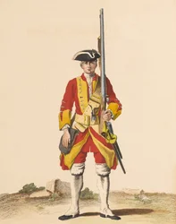 29. rykmentti jalka, 1742 noin