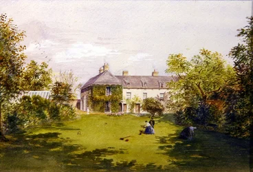 Maalaishuvila, n. 1840 (akvarelli paperille)
