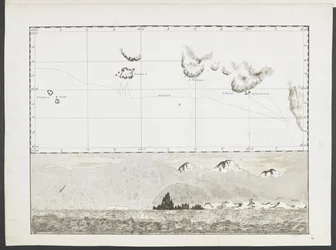 Afegiu MS 15500 f.13 Vint-i-dos cartes, vistes de Headlands, etc., preses durant el viatge del capità Cook a la Resolució a través del Pacífic i l