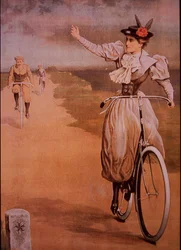Humber-polkupyörien mainos, n. 1898 (väri litho)