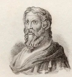 Aristophanes, c. 446 - c. 386 eaa. Muinaisen Kreikan sarjakuvakirjailija Crabb