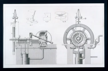 Bishops Rotary Steam tai Disc Engine, Cyclopaedia of Useful Arts & Manufactures, toimittanut Charles Tomlinson, noin 1880-luku