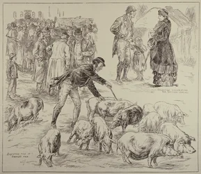 Boikotointi Irlannissa, The Illustrated London News, 4. lokakuuta 1886