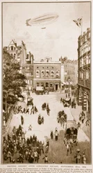 Brittiläinen ilmalaiva Leicester Squaren yllä, 22. syyskuuta 1914, 1914-1919