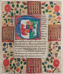 CCA-ChAnt / W / 48C Kuningas Henrik VII:n neliosainen indenttuuri, 20.11.1504