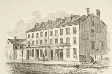 Castle Thunder, Richmond, Virginia (litho)