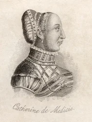 Catherine de Medici, Crabbin historiallisesta sanakirjasta, julkaistu 1825.