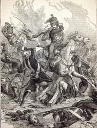 Kevyen prikaatin panos, kuvitus "Cassell