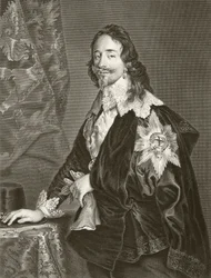 Charles I, William Hickman Smith Aubreyn (1858-1916) teoksesta The National and Domestic History of England, julkaistu Lontoossa, noin 1890