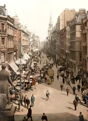 Cheapside, Lontoo (käsin värjätty valokuva)