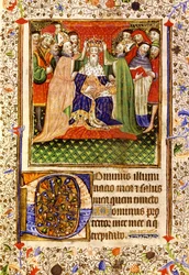Kuningas Edvard III:n kruunajaiset 1. helmikuuta 1327