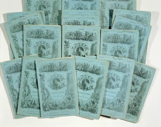 Kannet Charles Dickensin (1812-70) Monthly Issues of Little Dorritista, julkaistu n. 1856