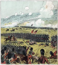Krimin sota (1853-1856): Alman taistelu Venäjän armeijan sekä brittiläisen, ranskalaisen ja turkkilaisen liittouman välillä 20/09/1854. "Alman taistelu"