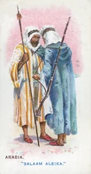 Tavanomainen tervehdys Arabiassa, 1907