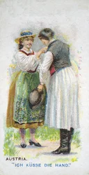 Tavanomainen tervehdys Itävallassa, 1907