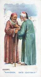 Tavanomainen tervehdys Egyptissä, 1907