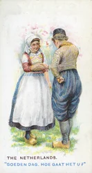 Tavanomainen tervehdys Alankomaissa, 1907