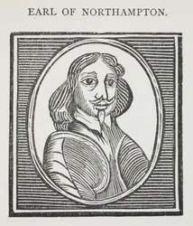 Earl of Northampton, kuvitus John Ashtonin kirjasta Chap-books of the Eighteenth Century, pubi. 1882